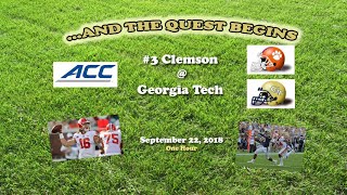 2018 Clemson @ Georgia Tech One Hour