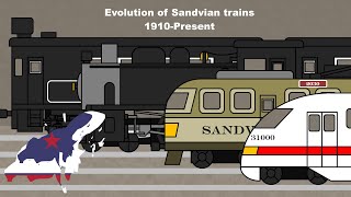 Evolution of Sandvian Trains (1910-Present)