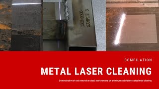 Compilation of Laser Cleaning | Rust Removal with Laser | Laserax