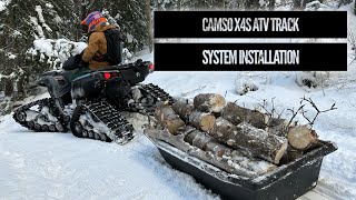 ATV Track Install CAMSO X4S CANAM Outlander 850