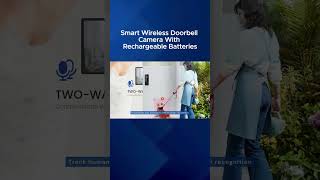 Smart Wireless Doorbell Camera With Rechargeable Batteries