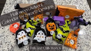 Drills and Chills Week 6 || Unboxing a Halloween Diamond Painting Advent Box from Swartz Designs 🎃