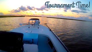 Fishing the Galveston Redfish Series and we win a prize!!