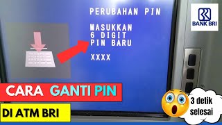 Cara Mengganti Pin ATM BRI Lewat Mesin ATM