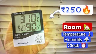 Room Temperature and Humidity Digital Meter | Setup, Test, Review (हिंदी)