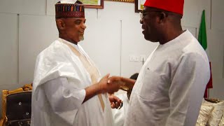 Watch The Drama As Rivers Governor Meets PDP National Chairman Damagum, VP Kashim Shettima Again