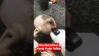 Cara Membersihkan Kerak Pada Teflon #shorts #tutorial