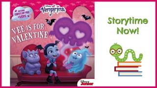 Vampirina - Vee Is For Valentine - Disney Jr. | Kids Books Read Aloud