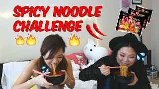 SPICY NOODLE CHALLENGE! COLLAB MAKEUPANNIMAL