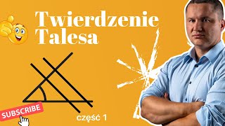 Twierdzenie Talesa cz.1