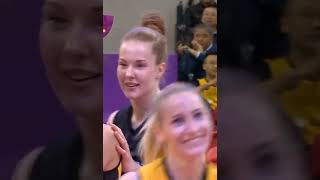 Isabella haak volleyball spike #sports #volleyball #shorts