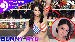 I Love You Bunny Ayu | WWE 2K24 Steam Deck OLED