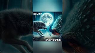 🐺 Wolf + Peacock beast hybrid 🐺 #ai #viral #shorts