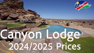 Canyon Lodge Fish River Canyon Namibia 2024/2025 prices