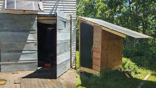 Animal Damage Causes Emergency Redneck Recycling Garage Door Chicken Coop