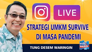 Strategi UMKM Supaya Survive di Masa Pandemi (feat. dr. Tirta)