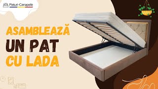 Tutorial de asamblare a unui pat cu lada fabricat de iak.ro si Paturi-Canapele.com