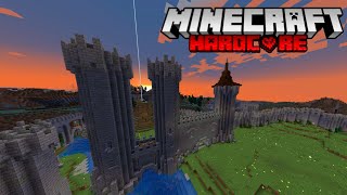 Я Построил Замок На Хардкоре В Майнкрафт 1 ЧАСТЬ | Minecraft