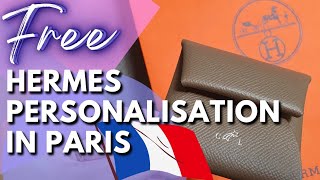 FREE HERMÈS PERSONALISATION AT HERMÈS FSH, PARIS!