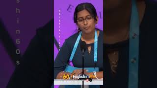 This girl is a Legend 😱 spelling bee winner 2022 #english #short #shorts #englishshorts #spellingbee