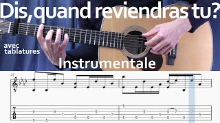 Barbara (Dis quand reviendras-tu? | Play-Along Tab | Fingerstyle)