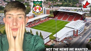 DISAPPOINTING WREXHAM AFC KOP REDEVELOPMENT UPDATE…