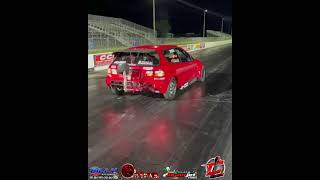 Record Mundial Honda D16 Singlecam Turbo Billy Tech 8.39@172Mph Orlando Speedworld ElCokketoLocutor