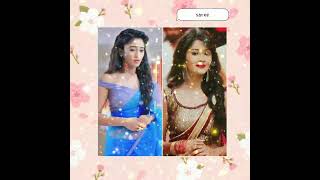 Shivangi joshi and kanchi🥰 singh in same type dress👗 naira gayu sisters bond🥰 please like  subscribe