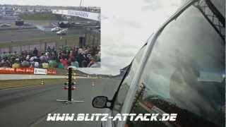 Sport 1 Trackday 2012: 1/8 Meile Sprint Opel Corsa B vs. VW Golf 2