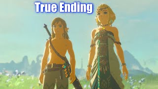 Zelda Tears of the Kingdom - Ganondorf Final Boss & True Ending (Secret Ending)