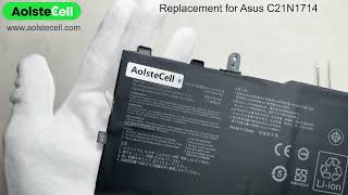 Replacement battery for Asus C21N1714 7.7V 39Wh 2 cells