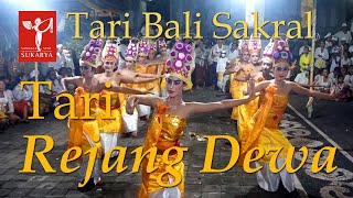 Rejang Dewa Sanggar Seni Sukarya di Pura Dalem Tegal Cangkring, Jembrana, Bali 270822