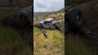 Day 2 of 2019 Ultimate Adventure - Dave's FJ40 tackling a mud hole