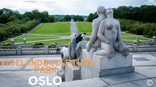 VIGELAND SCULPTURE PARK/FROGNER PARK/WORDs LARGEST SCULPTURE PARK/NORWAY/WINTER 2022/VIGELANDSPARKEN