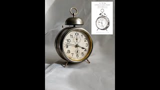 gustav becker alarm clock 1924 #AntiqueClocksDepot