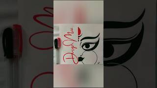 Durga Maa portrait by @thearshiyasart #art #potrait #durgapuja #youtubeshorts