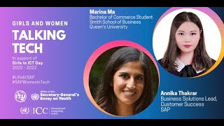 Girls and Women Talking Tech Interview 107 - Annika Thakrar and Marina Ma