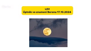 LEV♌️ Úplněk 17.10.2024