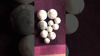 White Howlite mixed Beads #shorts#short#viral#video #shortvideo#shortsvideo #viralvideo#viralshort