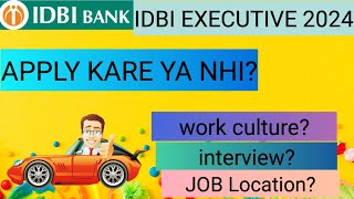 IDBI Executive 2024 Apply kare ya Nhi??? #idbiexecutive ##idbirecruitment2024 #exam #sbi #sbiclerk