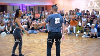 Brian Safdie (BRIXX) & Myriam Muntz - J&J intermediate finals -  Warsaw Zouk Festival 2022