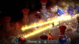 Diablo 2 Resurrected -  Assassin Lightning  traps - Act 5 Hell - Farming  Baal Throne of Destruction