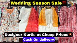 BUY WEDDING SEASON DESIGNER KURTIS WITH FREE SHIPPING AT JAIPUR FASHION | BEST KURTI SHOP IN JAIPUR