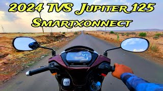 TVS Jupiter 125 2024 SmartXonnect -- Elegant Red 🛵