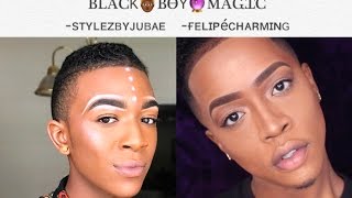 BLACK BOY MAGIC TUTORIAL || StylezByJuBae & Felipé Charming