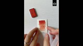 Cinnabar Handmade Honey Based Watercolour Sampling | L'oeil