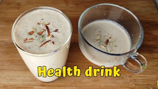 Soaked nuts and dates in milk = Tasty Healthy Milkshake 🍹😋