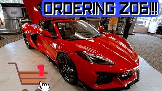 TIME TO ORDER MY C8 ZO6!!!!!!!