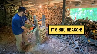 Making Custom Smoking Firewood