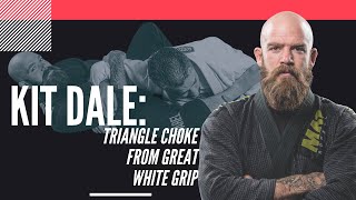 Kit Dale, Triangle Choke From Great White Grip: Jiu-Jitsu Magazine Issue #23